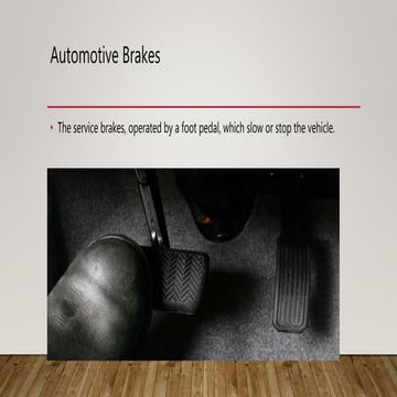 Automotive brakes