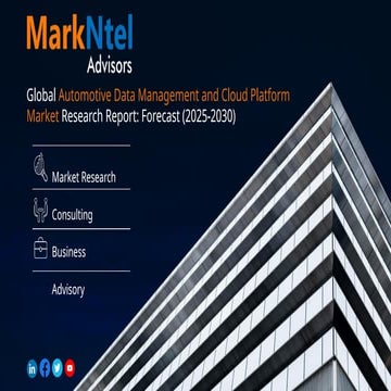 Global Automotive Data Management and Cloud Platform Market Research Report: ...