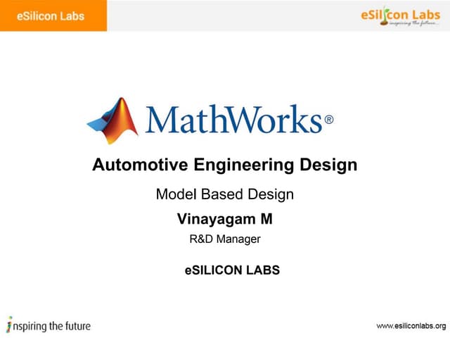 Automotive engineering design - Model Based Design