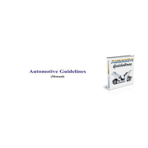 Automobile Sales Training By Jason Parman | PPT