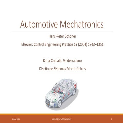 Automotive mechatronics