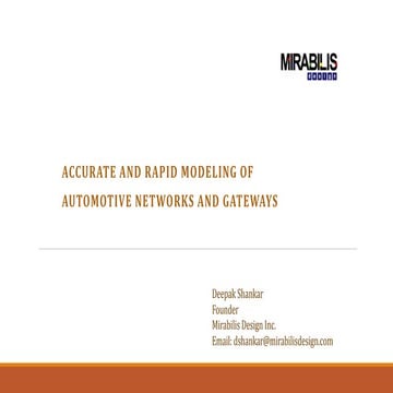 Automotive network and gateway simulation