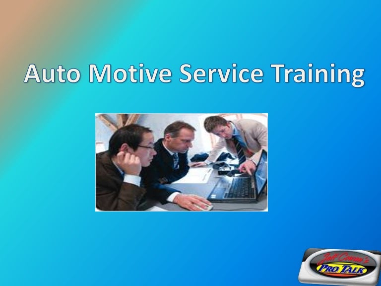 Automotive Service Management Training