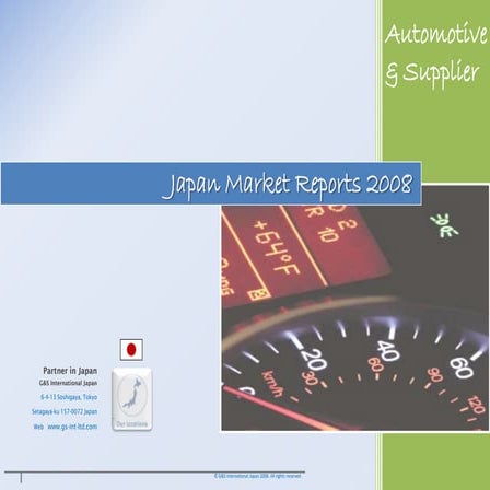 Automotive & Supplier Japan 2008 | PPT