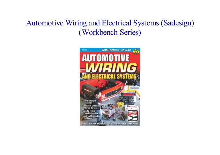 ePub Automotive Wiring and Electrical Systems (Sadesign) (Workbench S…