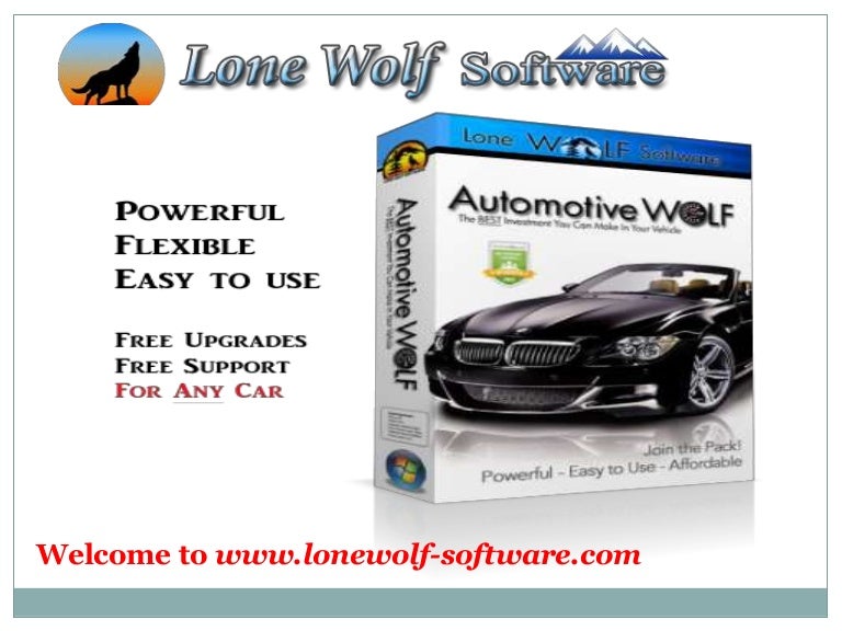 Automotive wolf car care software at lone wolf software