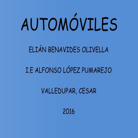 Los Automóviles 
