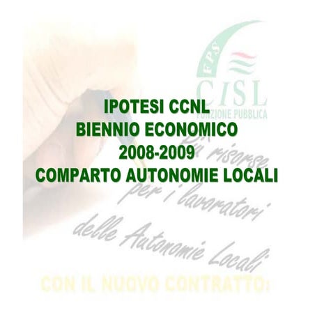 CCNL Autonomielocali