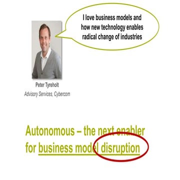 Autonomous   the next enabler for business model disruption