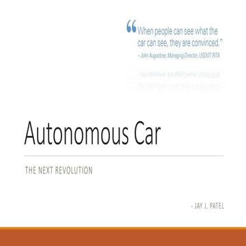 Autonomous car