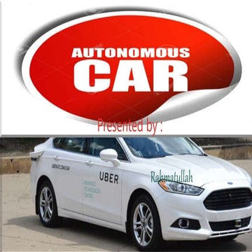 Autonomous car presentation