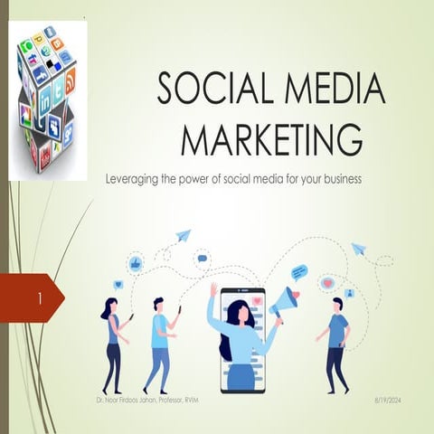 Social Media Marketing(SMM) : Face Book,  X,
