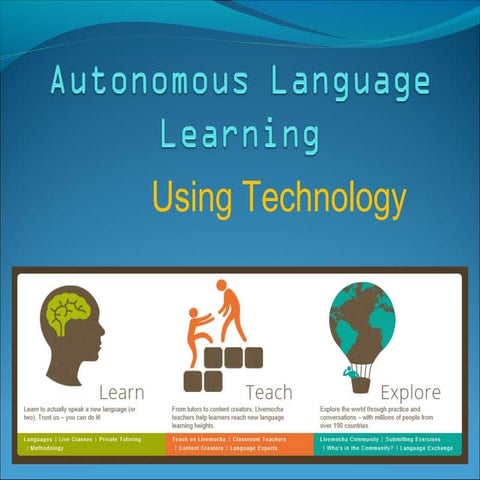 Autonomous Language Learning from JALTCALL 2013