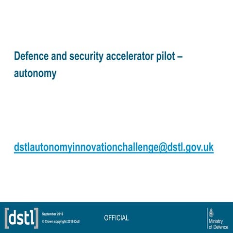 autonomy for hazardous scene assessment themed competition 22 September 2016