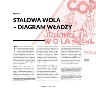 Stalowa Wola - diagram władzy 