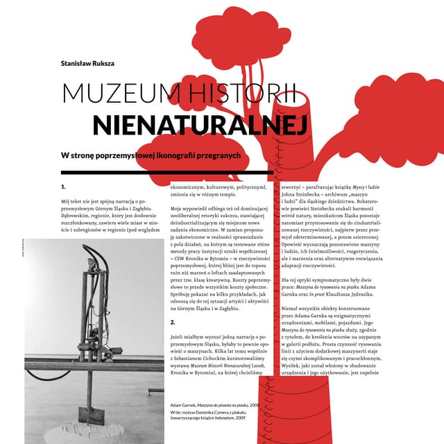 Muzeum Historii Nienaturalnej. W stronę poprzemysłowej ikonografii przegranych