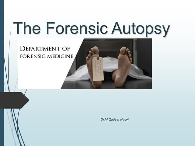 Presentation autopsy incisions-.pptx. Dr. Haricharan MD RIMS Imphal ...