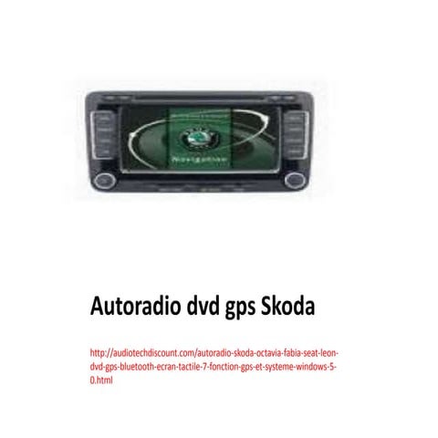 Autoradio dvd gps skoda