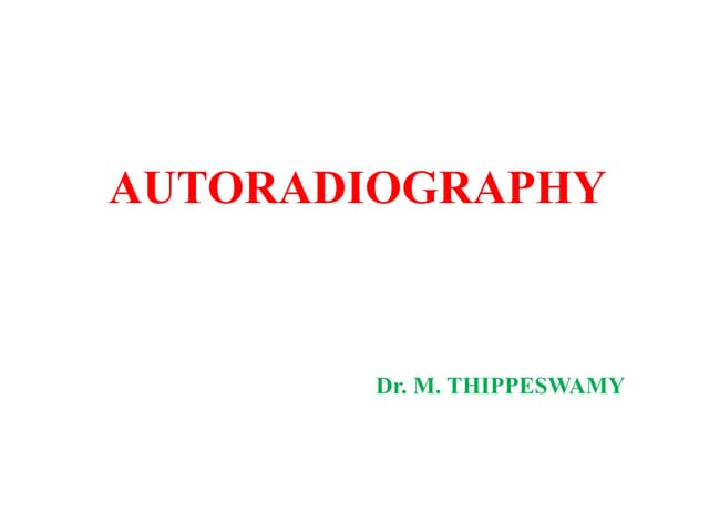 Autoradiography