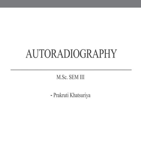 Autoradiography