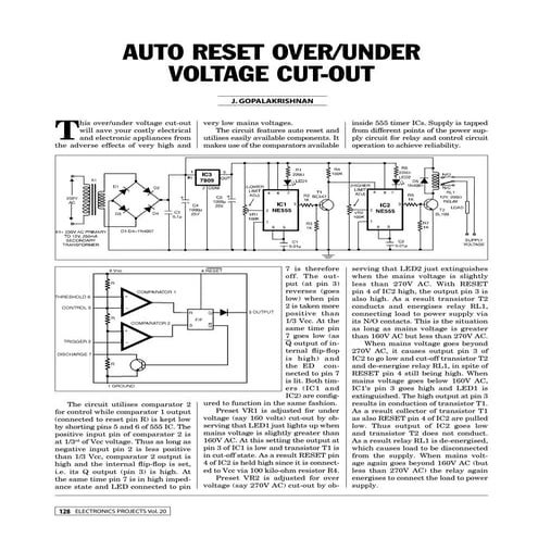 Auto reset over under