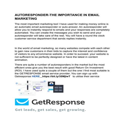 Autoresponder the importance in email markeing