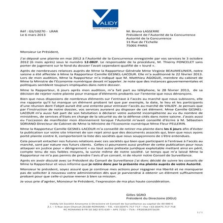 Lettre axalto | PDF