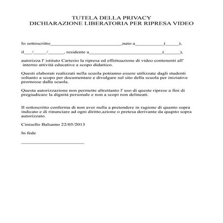 Autorizzazione PDF