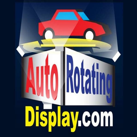 Auto rotating display - 360 car spinner lifts and turntables for Dealerships