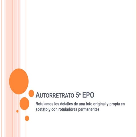 Autorretrato 5º EPO