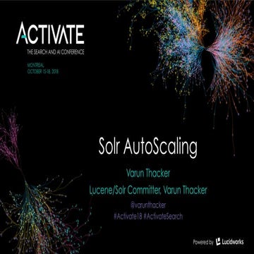 Autoscaling Suggestions: Simplifying Operations - Varun Thacker, Lucidworks