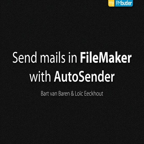 AutoSender | PPT