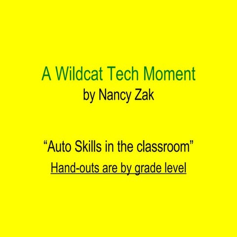 AutoSkills @ Wildwood