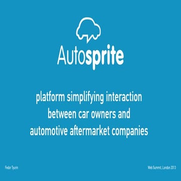 Autosprite presentation at London Web Summit 2013