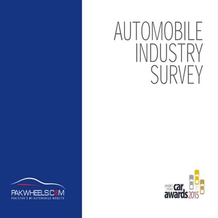 PAKISTAN AUTOMOBILE INDUSTRY SURVEY