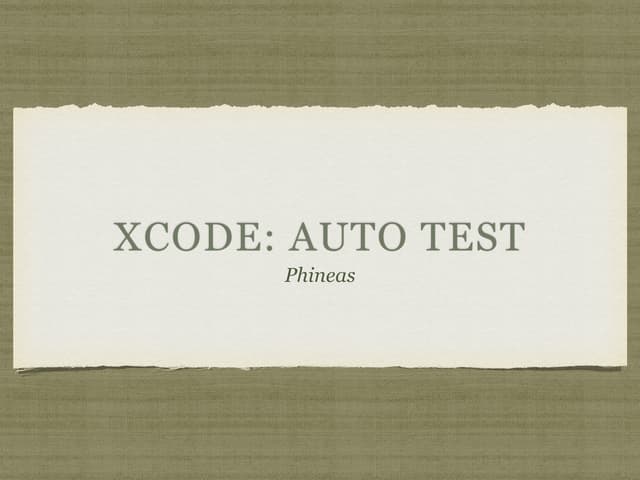 [XCode] Automating UI Testing
