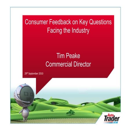 Auto trader consumer survey report 2010