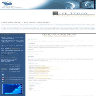 Auto trading application