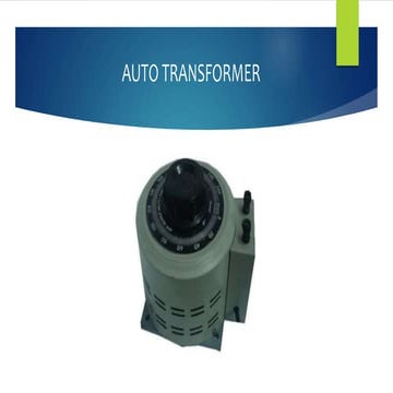 Auto transformer