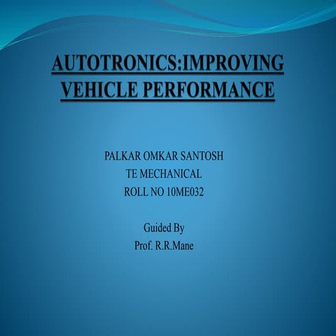 Autotronics