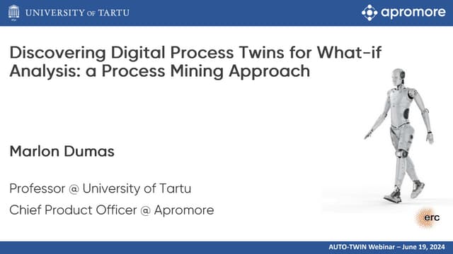 Discovering Digital Process Twins for What-if Analysis: a Process Mining Appr...