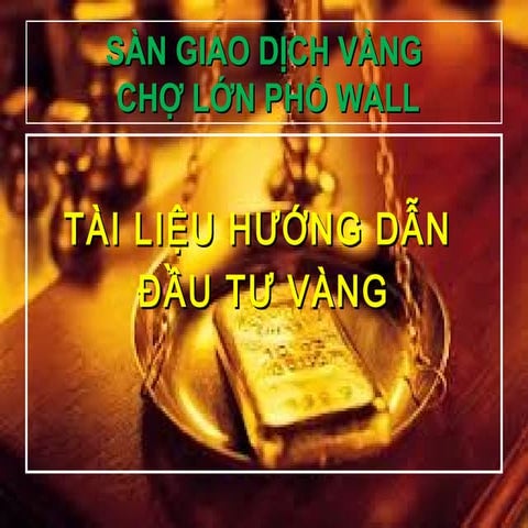 Đầu tư vàng