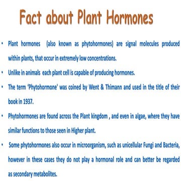 Auxin hormones