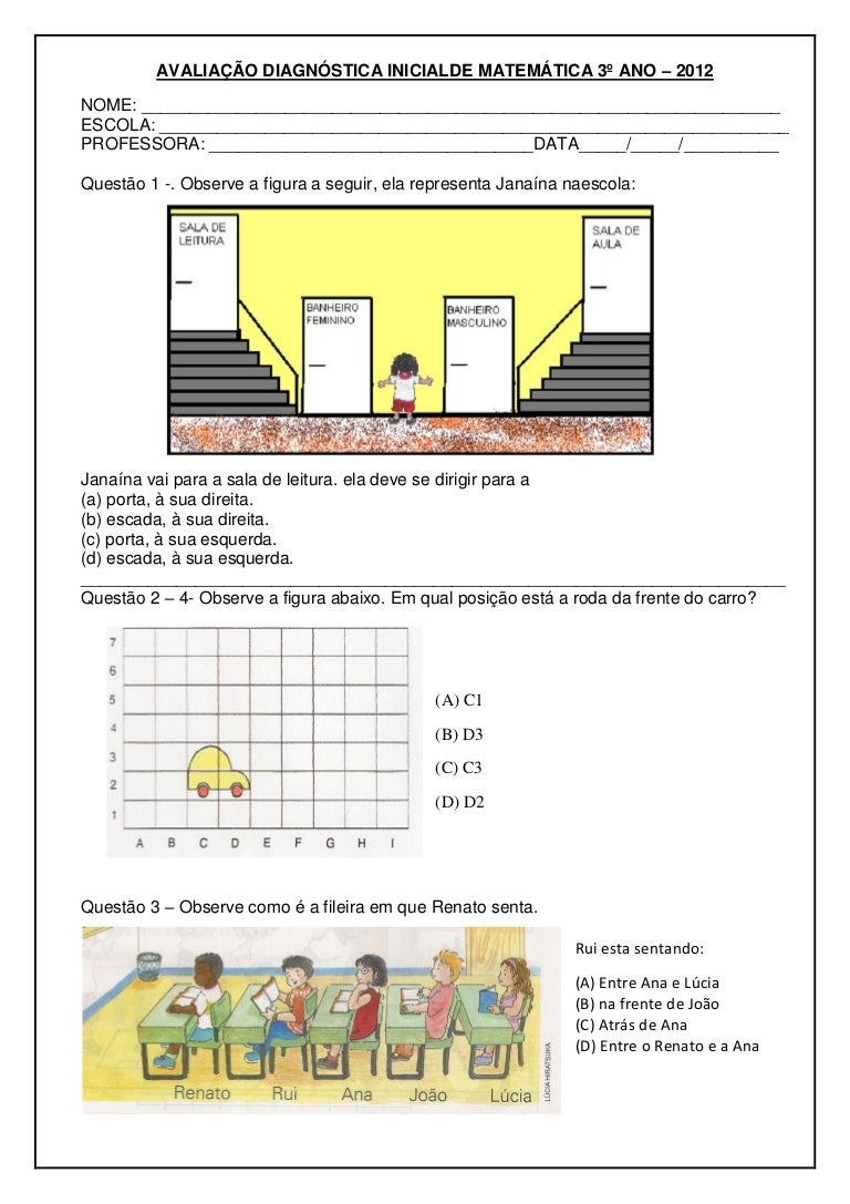 Blog Do Professor Warles Matemática 4 Ano
