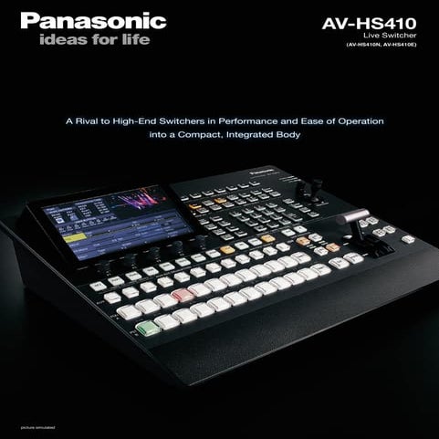 Panasonic AV-HS410 Multiformat Vision Mixer HD/SD