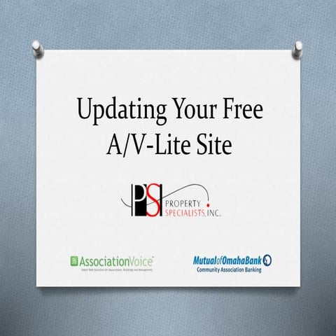 Av lite webmaster training