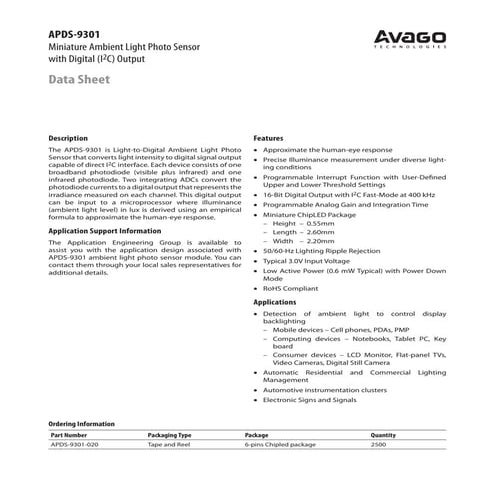 Av02 2315en datasheet