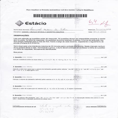 Av2 cvga | PDF