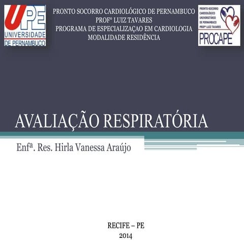 Avaliação respiratória