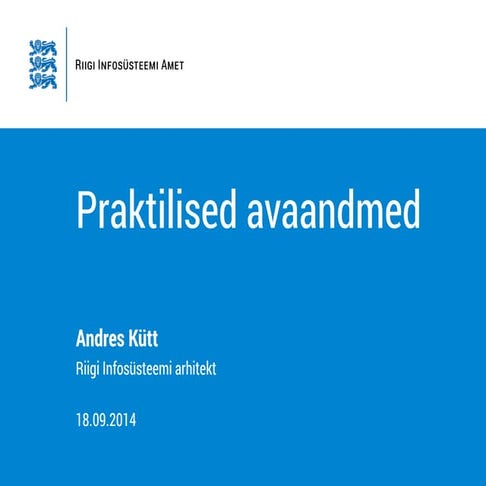 Praktilised Avaandmed